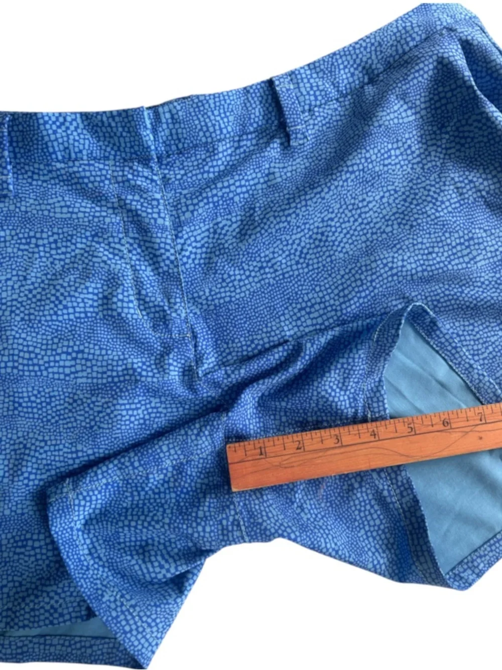Nike Golf Dri-FIT Blue Mosaic Print Performance Shorts